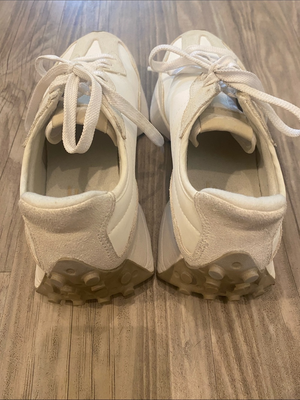 Neutral Cream Women's Trainer Sneakers - Stylish Everyday Comfort - Picture 10 of 17